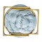 Flash Furniture Kids Dusty AquaSoft Gold Faux Fur Saucer Chair FV-FMC-030-DTAQ-SGD-GG - alternate 3